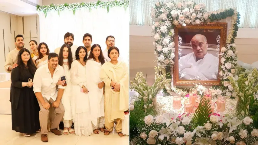 Many stars from the film fraternity were seen at the prayer meet of late director composer Rono Mukherjee