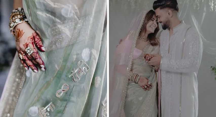 Hina Khan got Married: Hina Khan became a bride, married Rocky Jaiswal, wrote- our union is forever