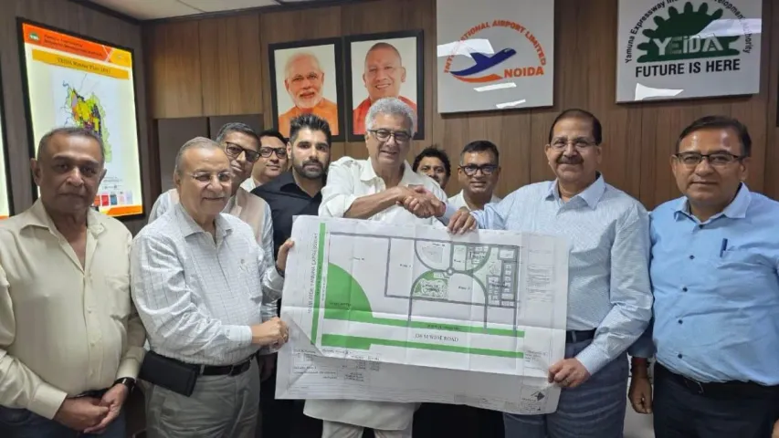 The map of the International Film City being built in Yamuna City has been passed, the foundation stone may be laid before June 27