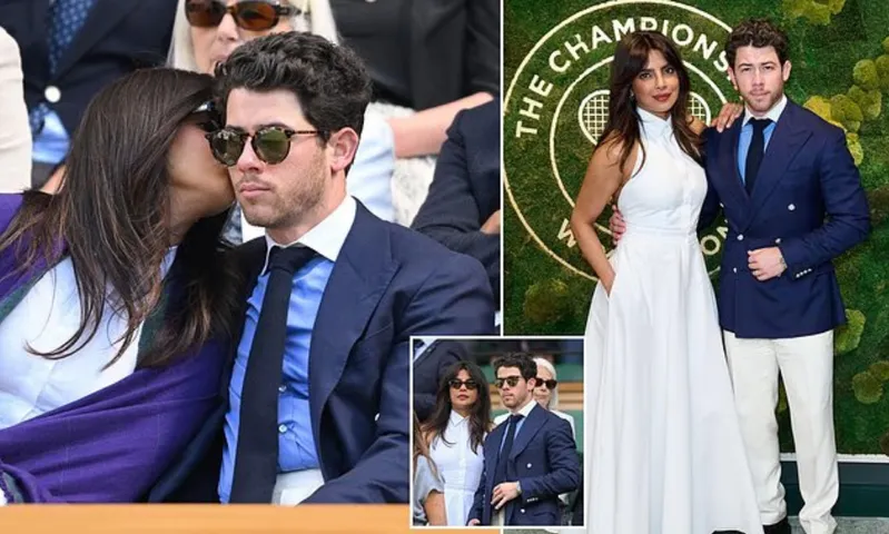 Priyanka Chopra & Nick Jonas Serve Couplegoals, Star Power, and Style at Wimbledon 2025 (1)