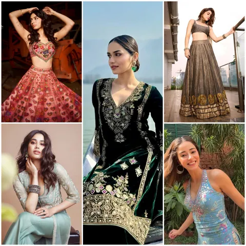 Traditional Meets Trendy Janhvi Kapoor, Manushi Chhillar, Sharvari, Ananya Panday & Khushi Kapoor Serve the Perfect Rakhi Fashion Inspiration