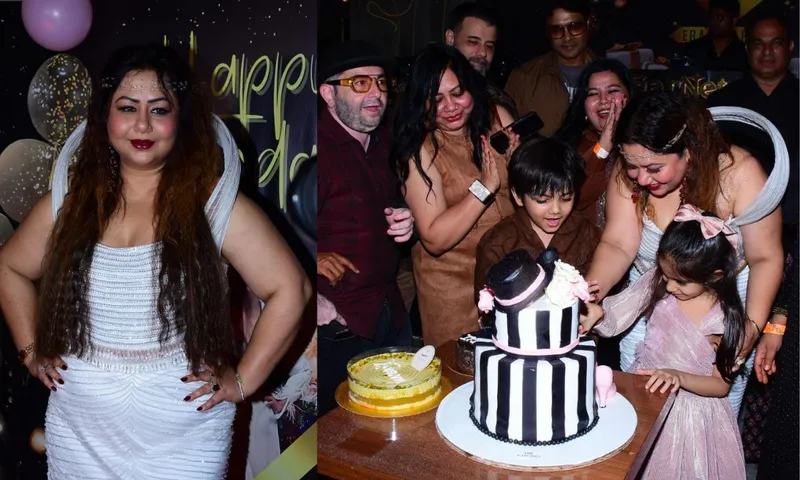 Graceful glamour elevates the celeb studded BIRTH Day event of  dynamic producer Eram Faridi