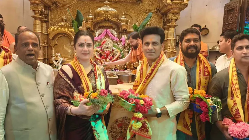 Inspector Zende Star Cast Visits Siddhivinayak Temple to Seek Blessings Before Film Release
