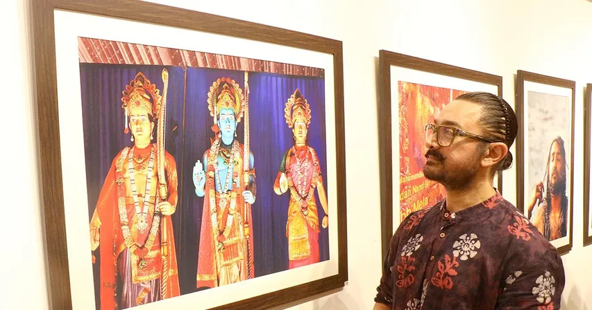 Aamir Khan visited the Maha Kumbh Mela exhibition and the pictures left him emotional