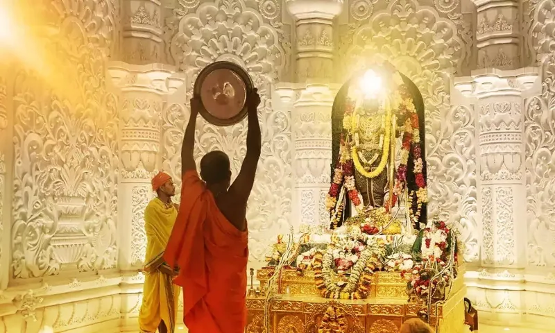 Ramlala tilak will be done नlike this in Ayodhya Ram temple on Ram Navami