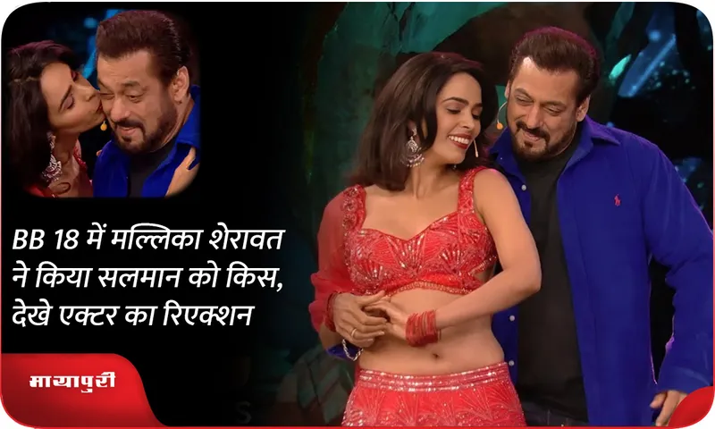 Mallika Sherawat kissed Salman in BB 18, see the actor's reaction