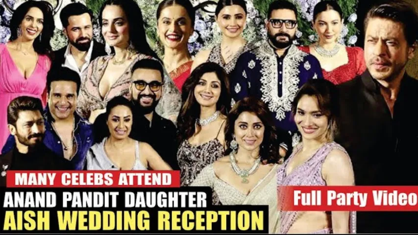 Stars arrive at Anand Pandit daughter wedding reception