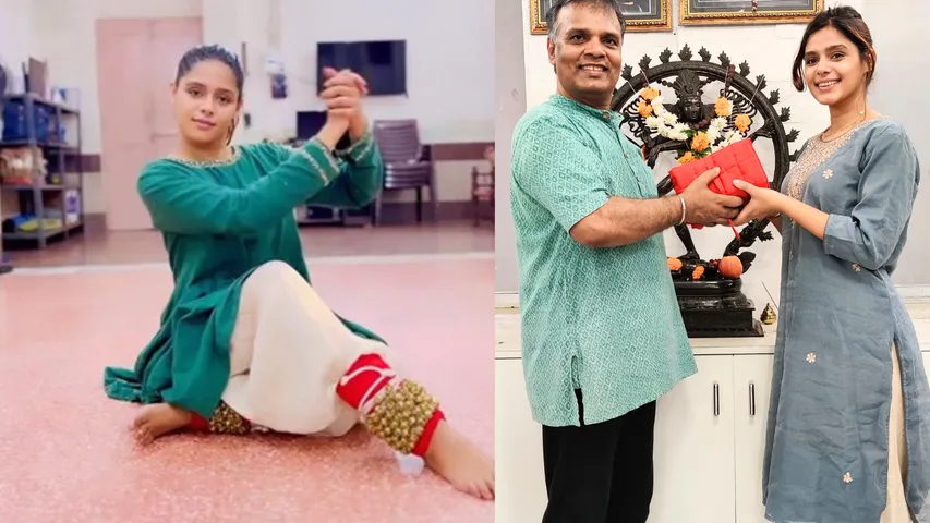 Pranati Rai Prakash is learning Kathak from Indian classical guru Rajendra Chaturvedi