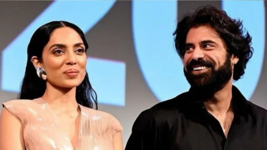 Sikandar Kher Shobhita Dhulipala attend the premiere of the film Monkey Man
