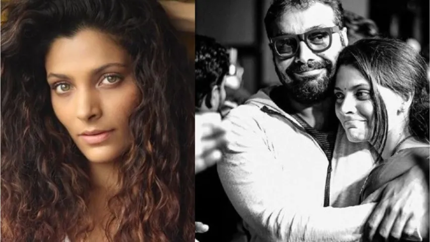 Actress Saiyami Kher and director Anurag Kashyap 