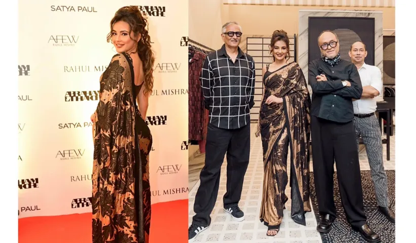 Seerat Kapoor inaugurates Abraham & Thakore store in Hyderabad