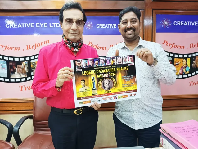 Producer Director Dheeraj Kumar unveils the poster of Legend Dadasaheb Phalke Award 2024