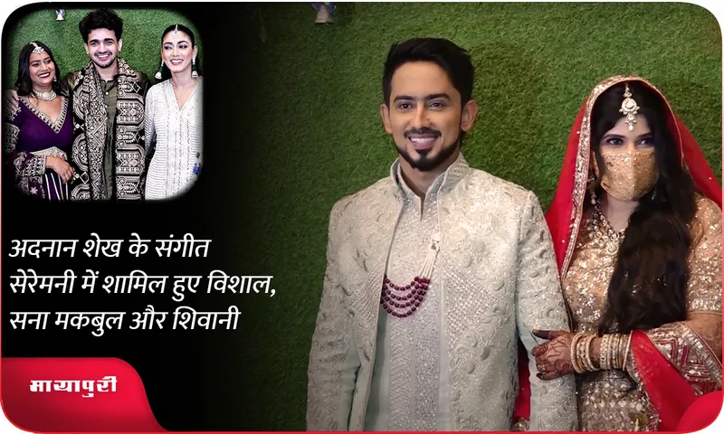  Adnan Sheikh sangeet ceremony Vishal pandey Sana Makbul and Shivani kumari attended