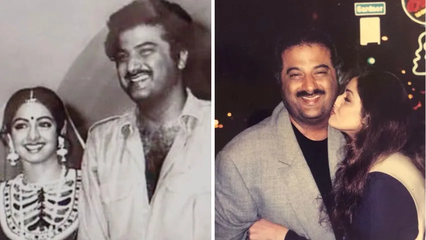 Boney Kapoor with Sridevi 