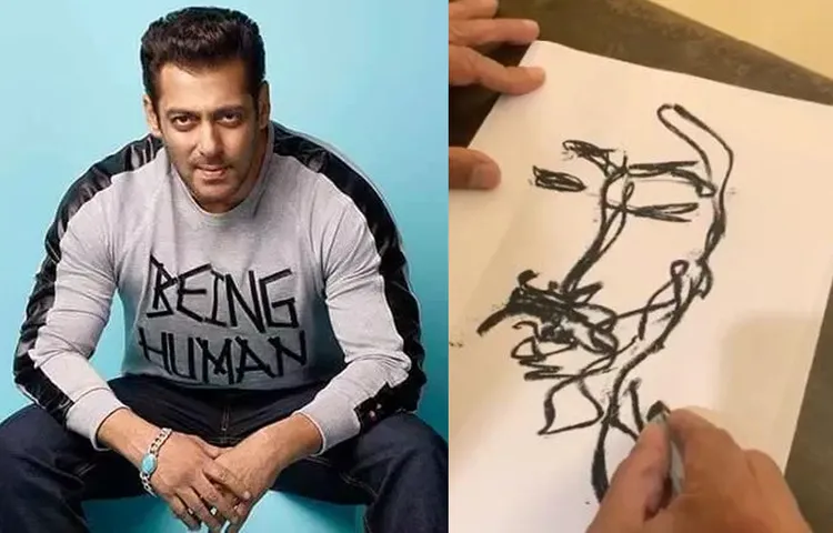 पेंटिंग बनाते हुए सलमान ने इंस्टाग्राम पर शेयर किया वीडियो साथ ही लिखा प्यारा सा मैसिज