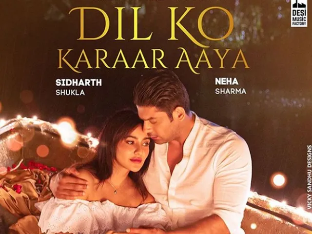 सिद्धार्थ शुक्ला और नेहा शर्मा के म्यूजिक वीडियो 'दिल को करार आया' का पोस्टर रिलीज