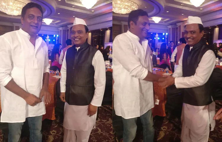 राष्ट्रीय पुरस्कार विजेता और अभिनेता प्रकाश राज से मिले कॉमेडियन राजीव निगम