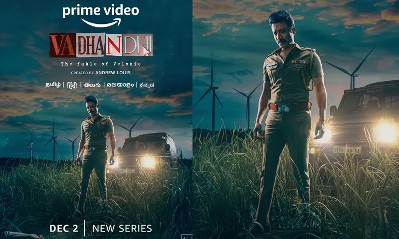 प्राइम वीडियो की बहुप्रतीक्षित तमिल क्राइम थ्रिलर "Vadhandhi – The Fable of Velonie" का इस दिन होगा वर्ल्डवाइड प्रीमियर 