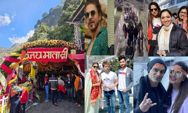 श्री माता वैष्णो देवी के मंदिर को 2 ट्रक फलों और 40 ट्रक फूलों से सजाया गया