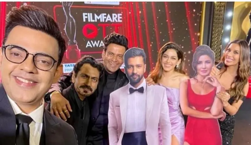 इन एक्टर्स ने विक्की और कैटरीना को उनके पिक्चर कटआउट के साथ दी शादी की बधाई