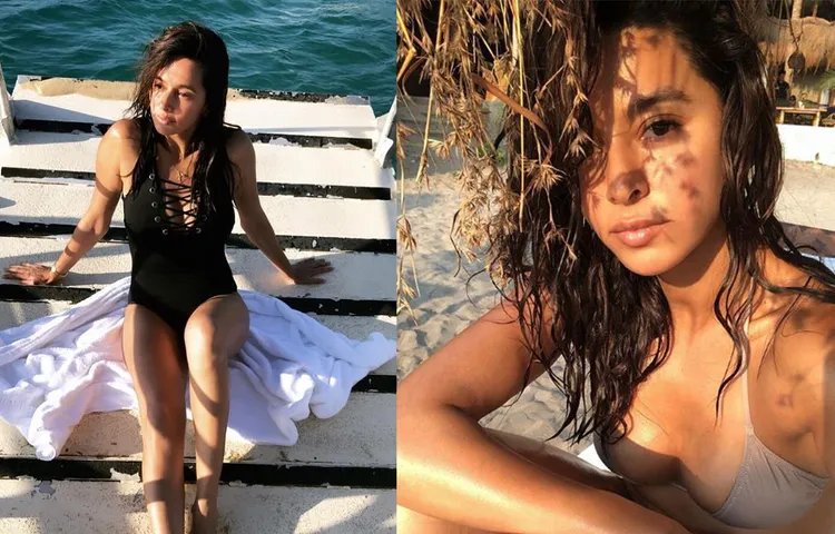 शिबानी डांडेकर  ने शेयर कि तस्वीरे, बोल्ड लुक आया सामने