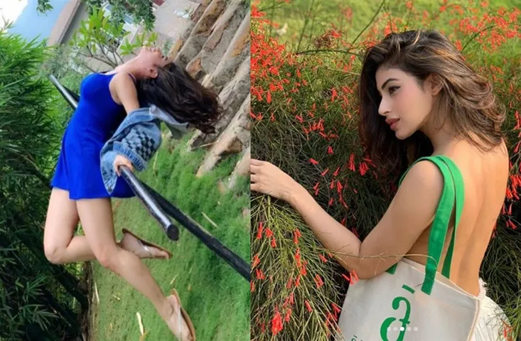 मौनी रॉय  ने शेयर की सेक्सी तस्वीरें, सेक्सी ड्रेस पहन करवाया बोल्ड फोटोशूट