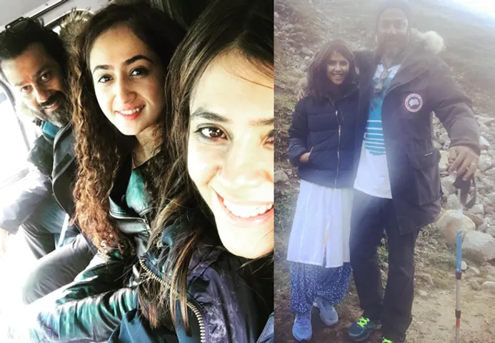 एकता कपूर पहुंची फिल्म 'केदारनाथ' के सेट पर !