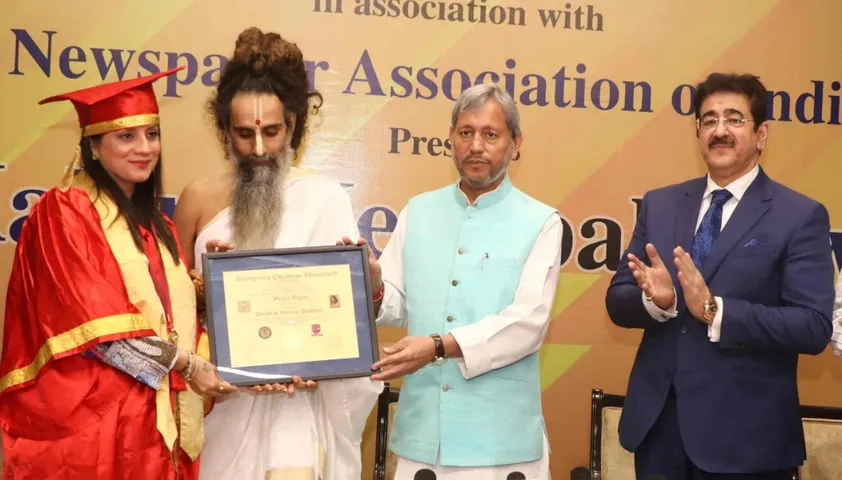 Several people have been awarded doctorates by Despring Christian University at Marwah Studio Precinct