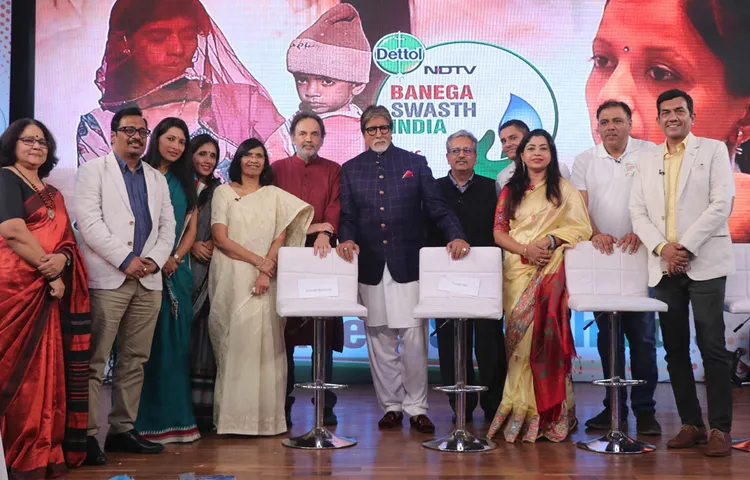 अमिताभ बच्चन के साथ एनडीटीवी और डेटॉल ने बनेगा स्वच्छ भारत के सीजन 6 का शुभारंभ किया