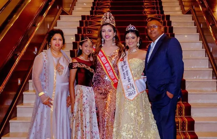 मिस इंडिया वर्ल्ड वाइड श्री सैनी का दक्षिण अफ्रीका में हुआ शानदार स्वागत
