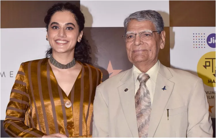 नेशनल जियोग्राफिक चैनल के शो ‘मेगा आइकन्स’ के लॉन्च पर पहुंची तापसी पन्नू