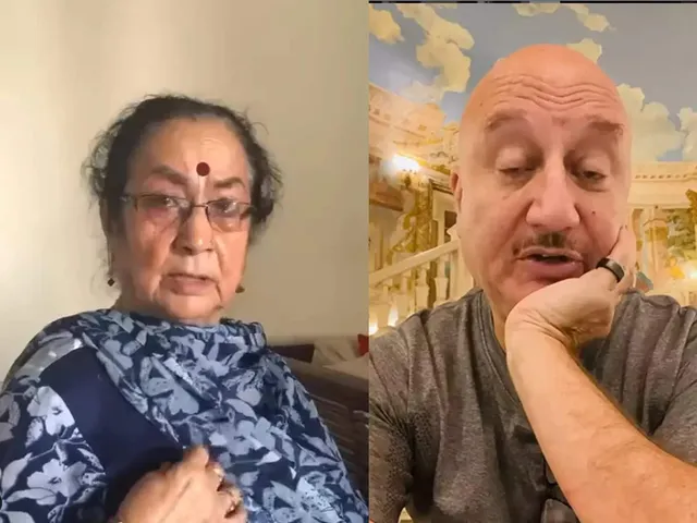 अनुपम खेर के साथ शेयर करें मां की साड़ी के पल्लू से जुड़ी यादें, जाने- वीडियो में क्या कहा अभिनेता ने