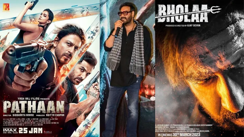 Ajay Devgan praised the film Pathan at the teaser launch of the film Bhola