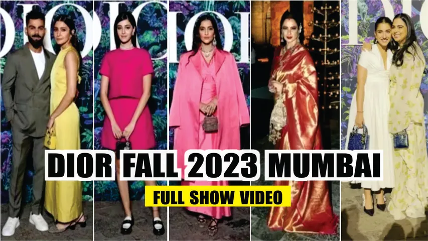Sonam Kapoor, Rekha, Virat Kohli, Anushka Sharma, Khushi & More Celebs Arrived at Door Fall 2023