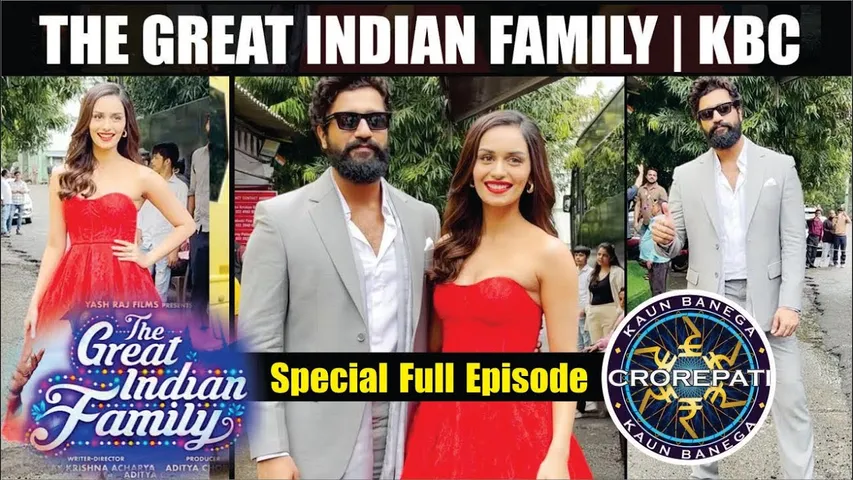 Vicky Kaushal & Manushi Chhillar At KBC