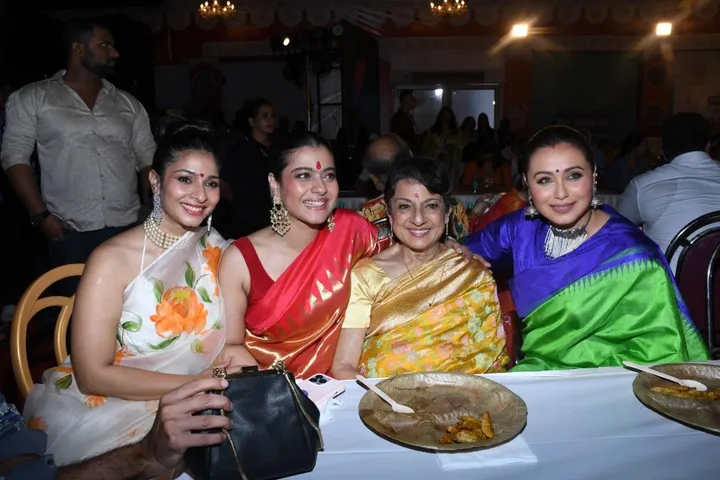 Rang-barse revelry marks Sindoor Khela with Kajol-Rani-Sharbani at Rang-barse revelry marks “Sindoor Khela” with Kajol-Rani-Sharbani at Bombay Sarbojanin Durga Puja Samiti (75th year)  (75th year) 