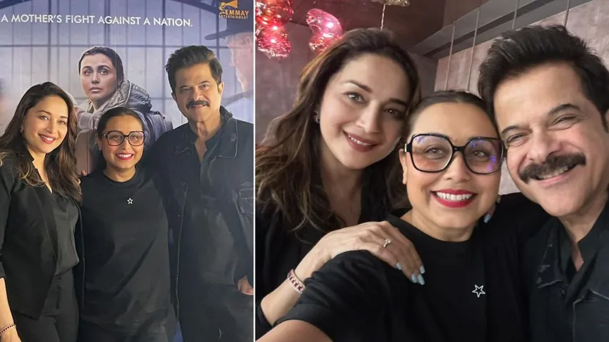 Anil Kapoor watched Mrs Chatterjee Vs Norway with Madhuri Dixit