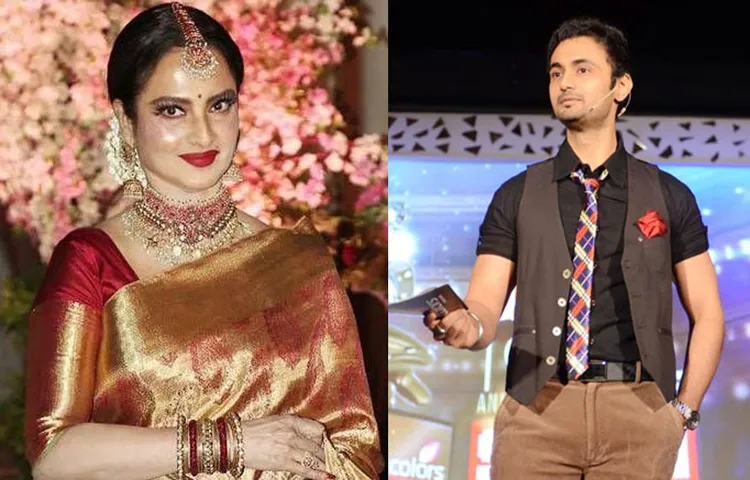 रेखा के दृष्टिहीन फैन ने आरजे अनमोल से की रेखा से मिलने की गुज़ारिश