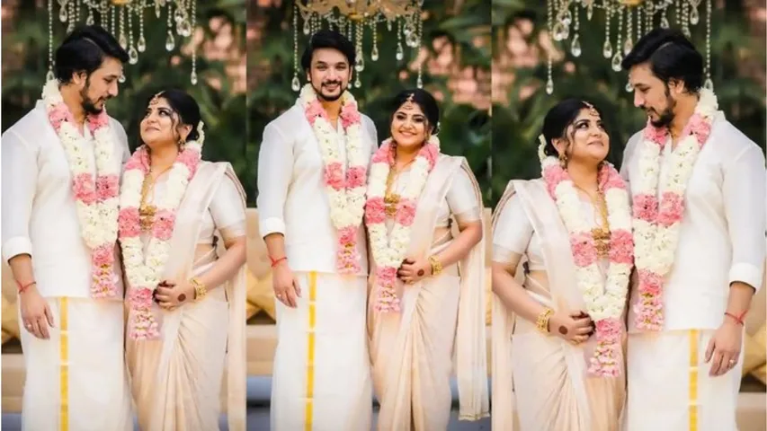 Gautham Karthik & Manjima Mohan Marriage Picture