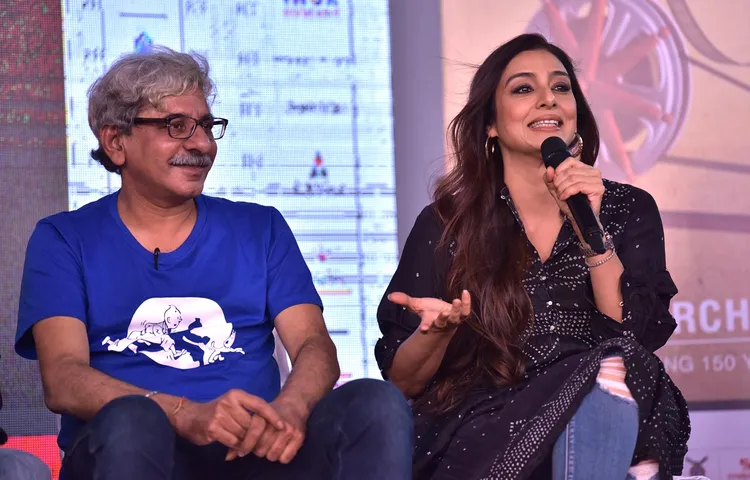 पीआईएफएफ फोरम के दूसरे दिन चर्चा में शामिल हुए श्रीराम राघवन और तब्बू