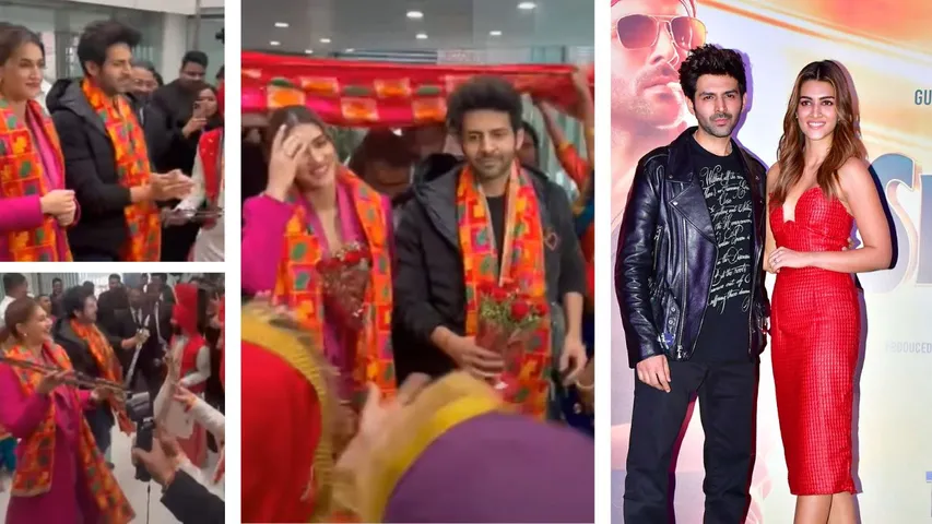 Kartik Aaryan Kriti Sanon Lohri