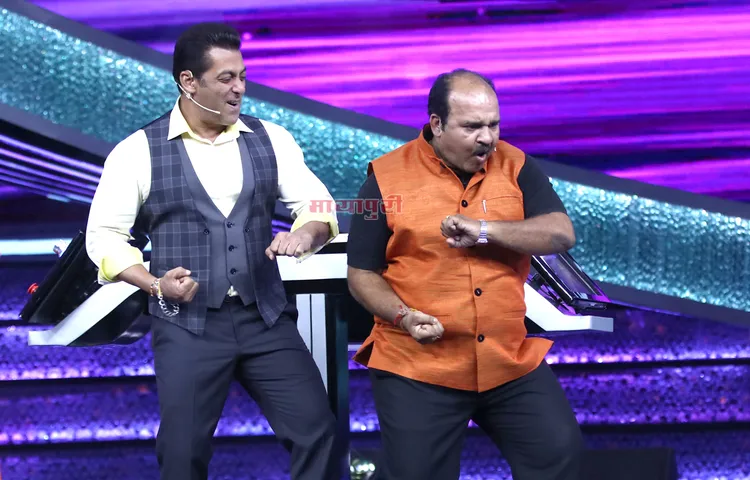 'दस का दम' के सेट पर सलमान के साथ थिरके डांसिंग अंकल डब्बू जी