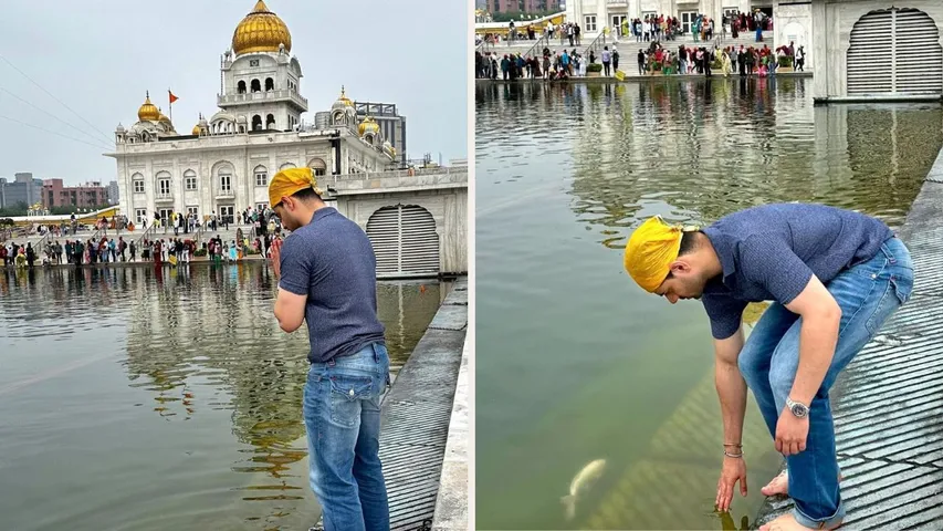 Sooraj Pancholi seeks blessings at Gurudwara Bangla Sahib days after acquittal in Jiah Khan suicide case,