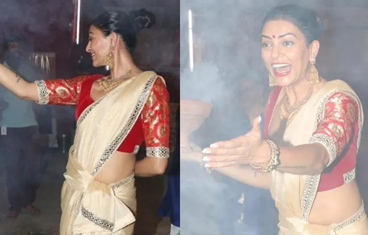 सुष्मिता सेन ने बेटी संग किया धुनुची डांस, शेयर किया वीडियो