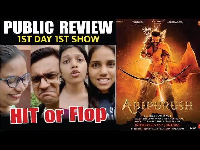 Adipurush Public Review, Adipurush Movie Public Reaction in Hindi, Prabhas, Kriti 