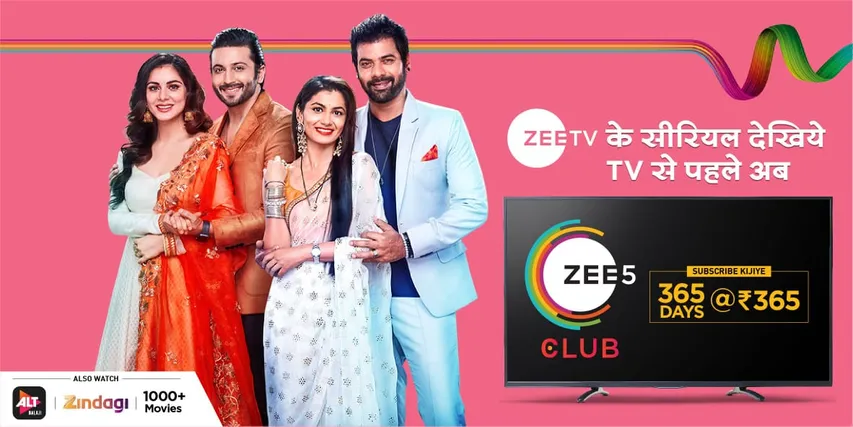 'ज़ी5 क्लब' मनोरंजन का मजा लीजिए, कभी भी, कही से भी !