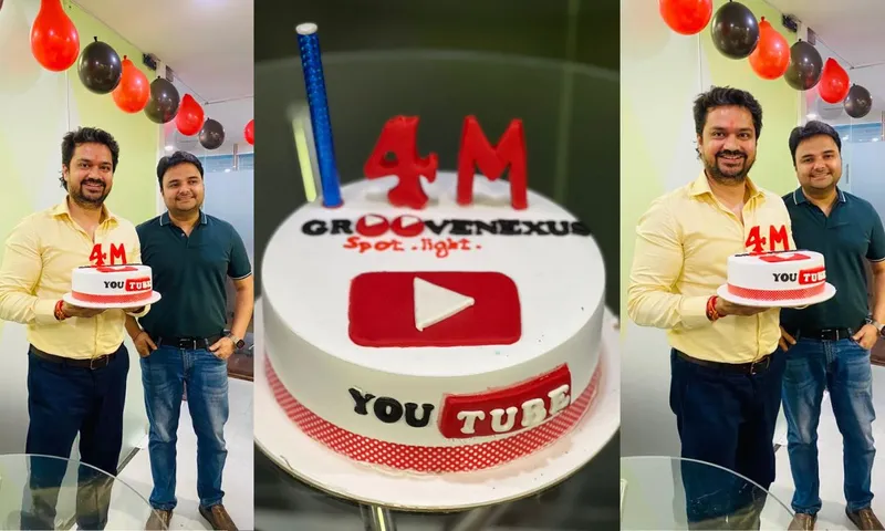 ग्रूवनेक्सस रिकॉर्ड्स ने यूट्यूब पर 4 मिलियन सब्सक्राइबर किए पार