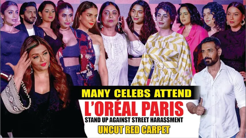 Tejasswi Prakash Shriya Saran at The Launch StandUp Against Street Harassment Campaign