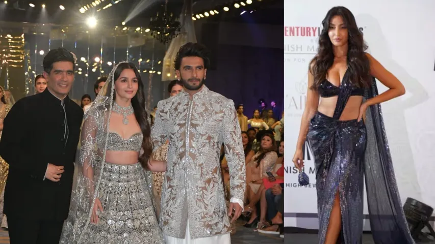 Celebs make fashion statements at Manish Malhotra's show