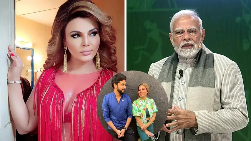 Rakhi Sawant and Adil Khan Durrani 